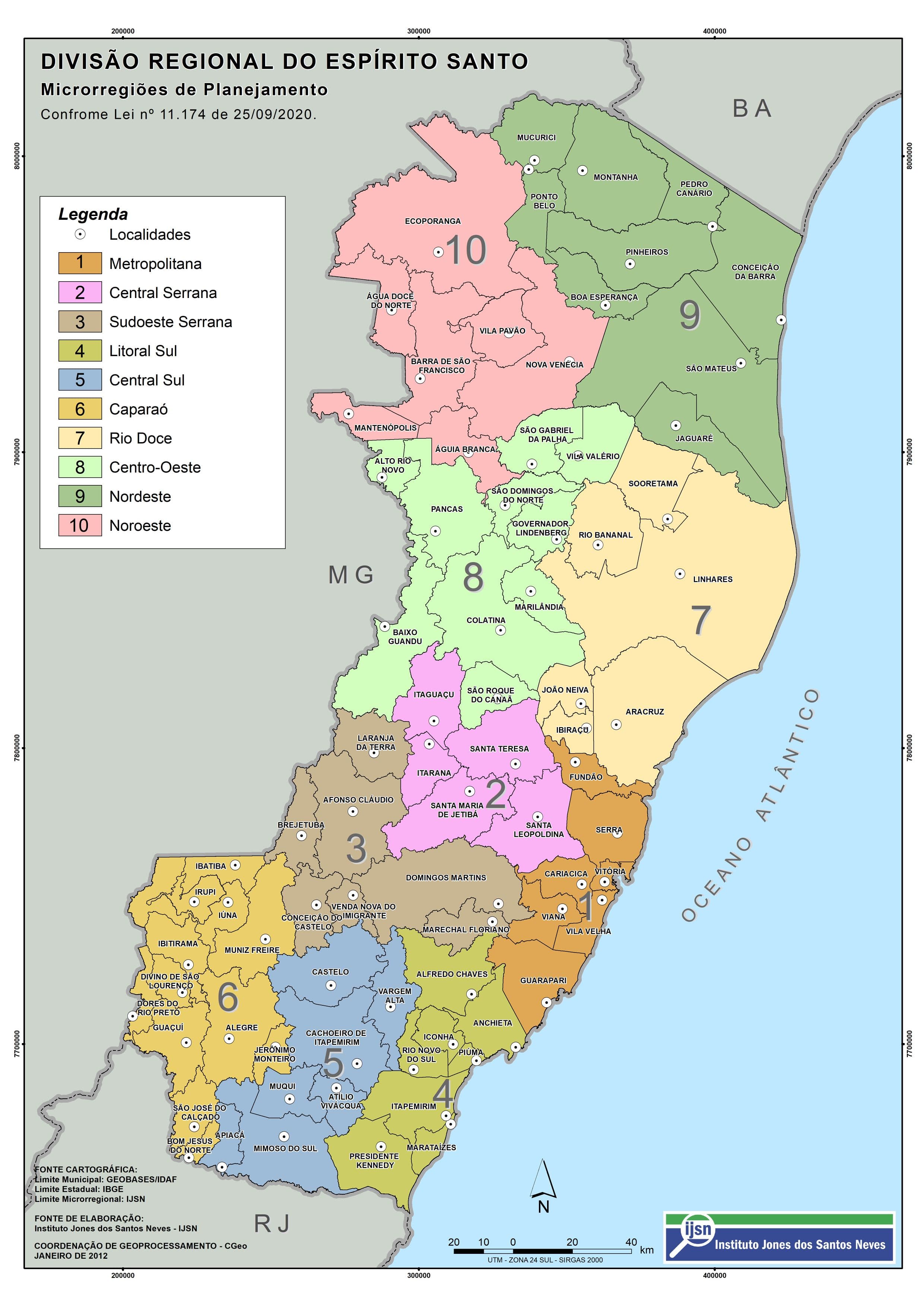 Divisão Regional do Espírito Santo - IJSN